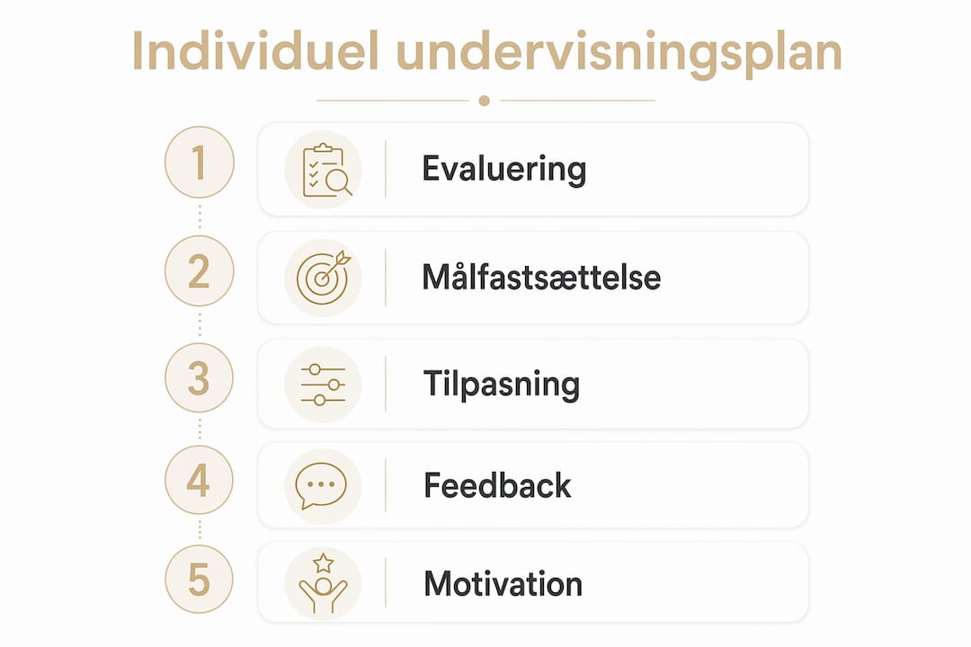 Oversigt: Trin-for-trin guide til individuel undervisningsplan