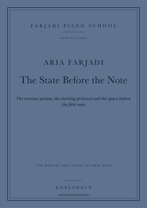 Cover: The State Before the Note