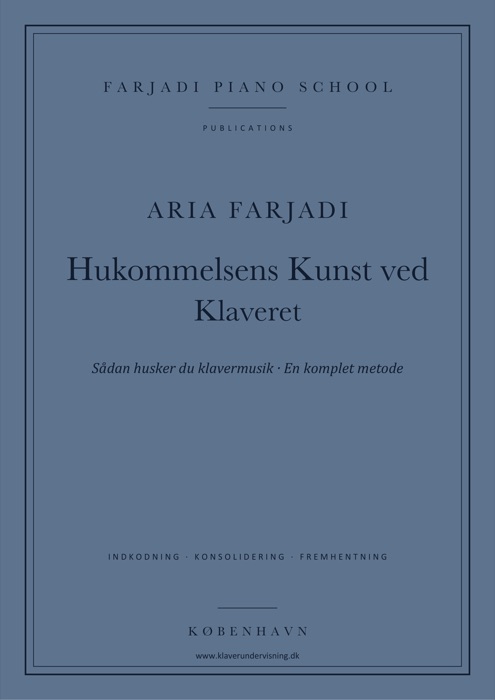Forside: Hukommelsens Kunst ved Klaveret