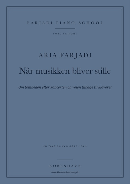Forside: Når musikken bliver stille